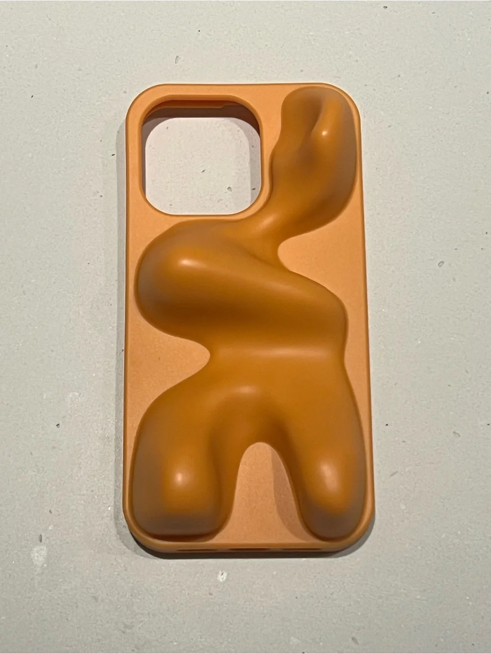 Orange Maximalist Sculpted Phone Case